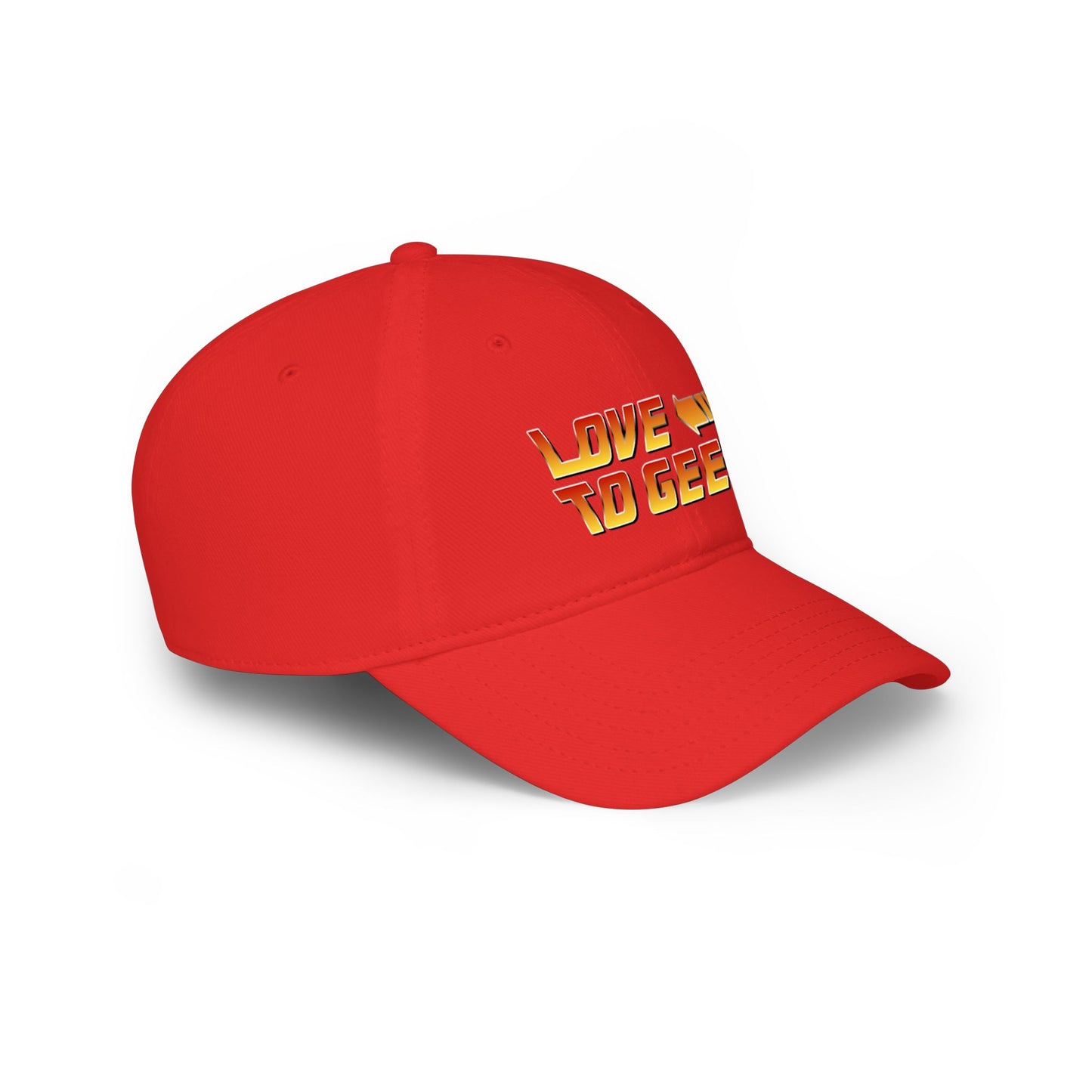 "Love to Geek" Baseball Cap — Retro Gamer Nerd Hat