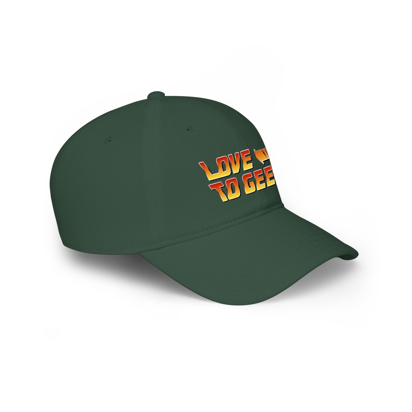 "Love to Geek" Baseball Cap — Retro Gamer Nerd Hat