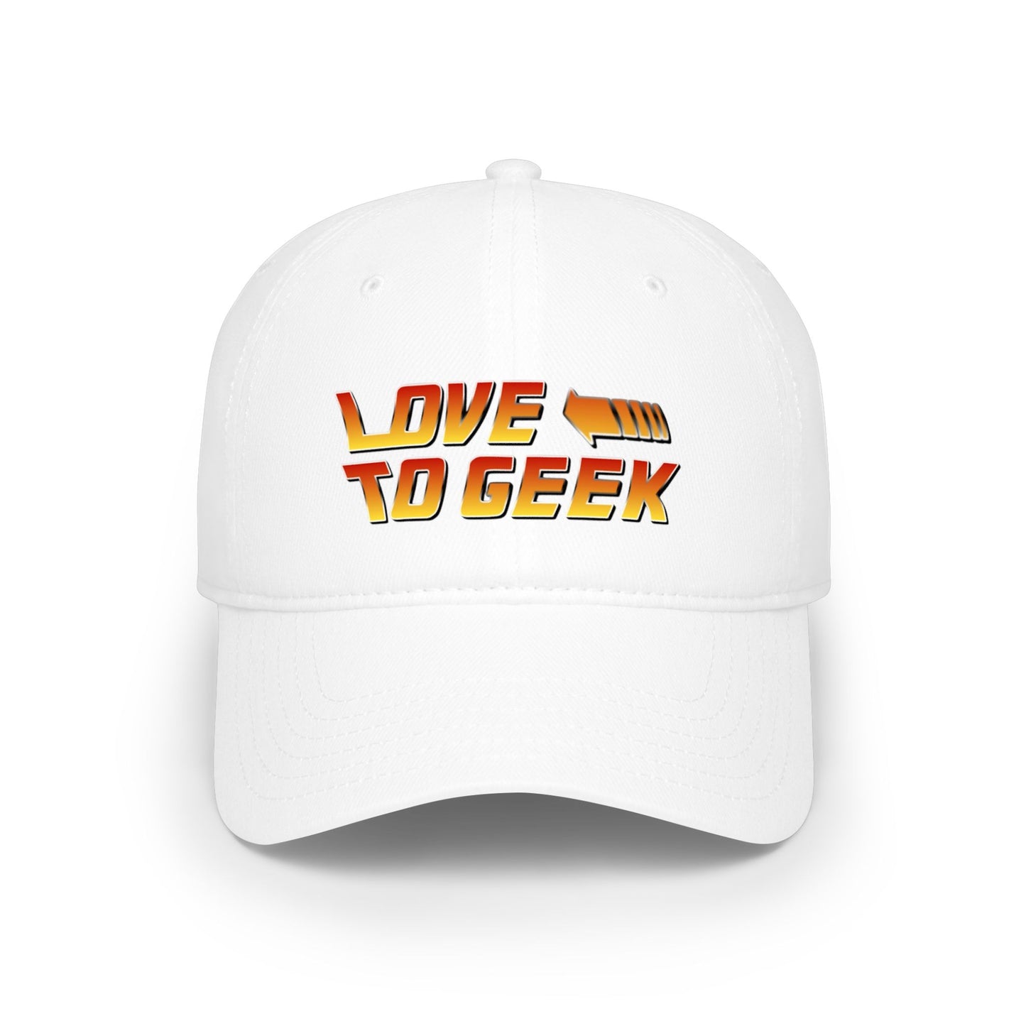 "Love to Geek" Baseball Cap — Retro Gamer Nerd Hat