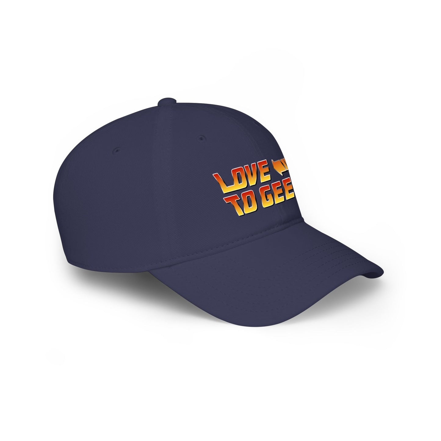 "Love to Geek" Baseball Cap — Retro Gamer Nerd Hat