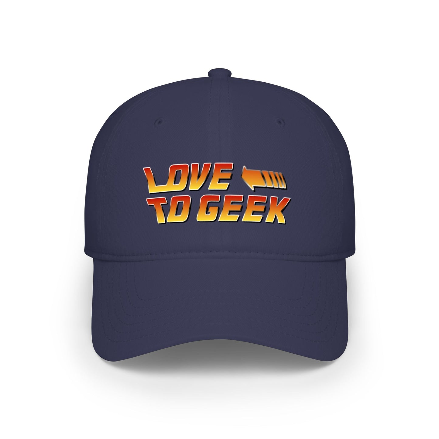"Love to Geek" Baseball Cap — Retro Gamer Nerd Hat