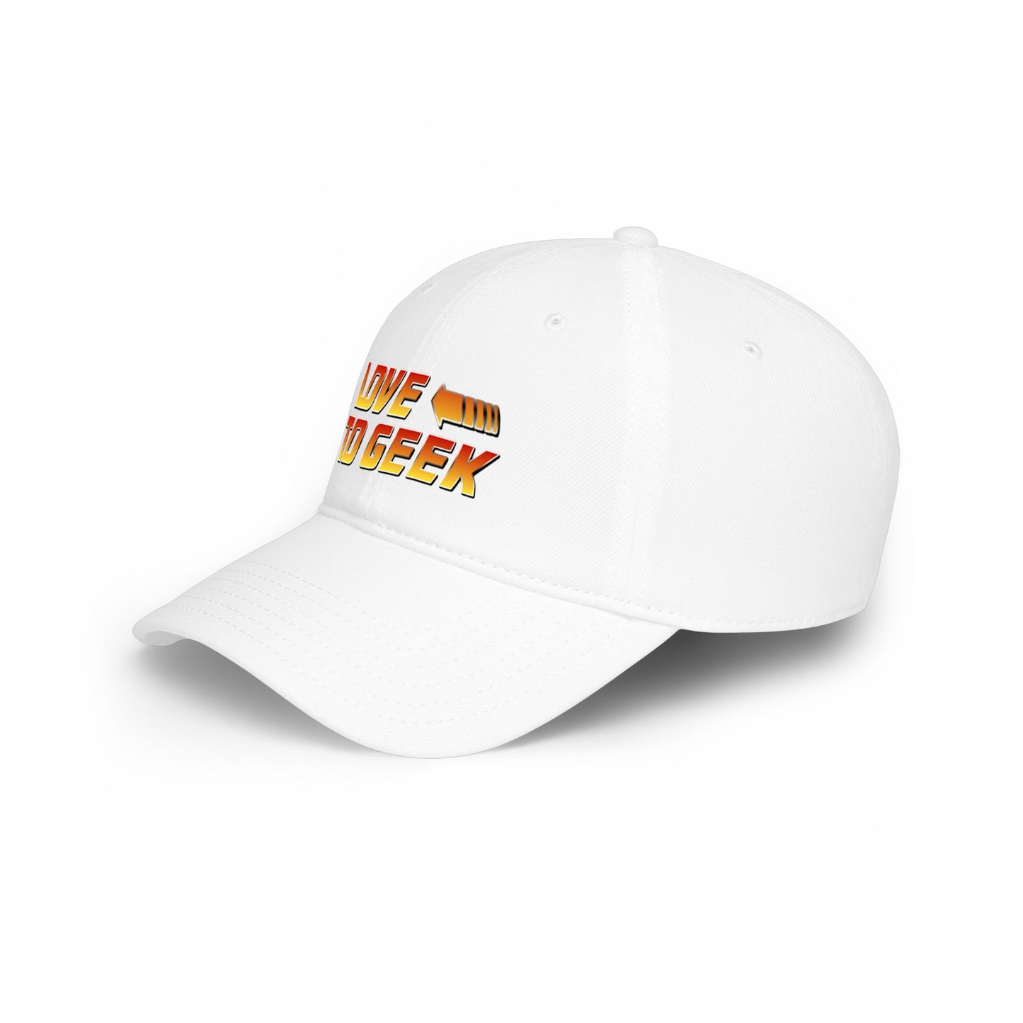 "Love to Geek" Baseball Cap — Retro Gamer Nerd Hat