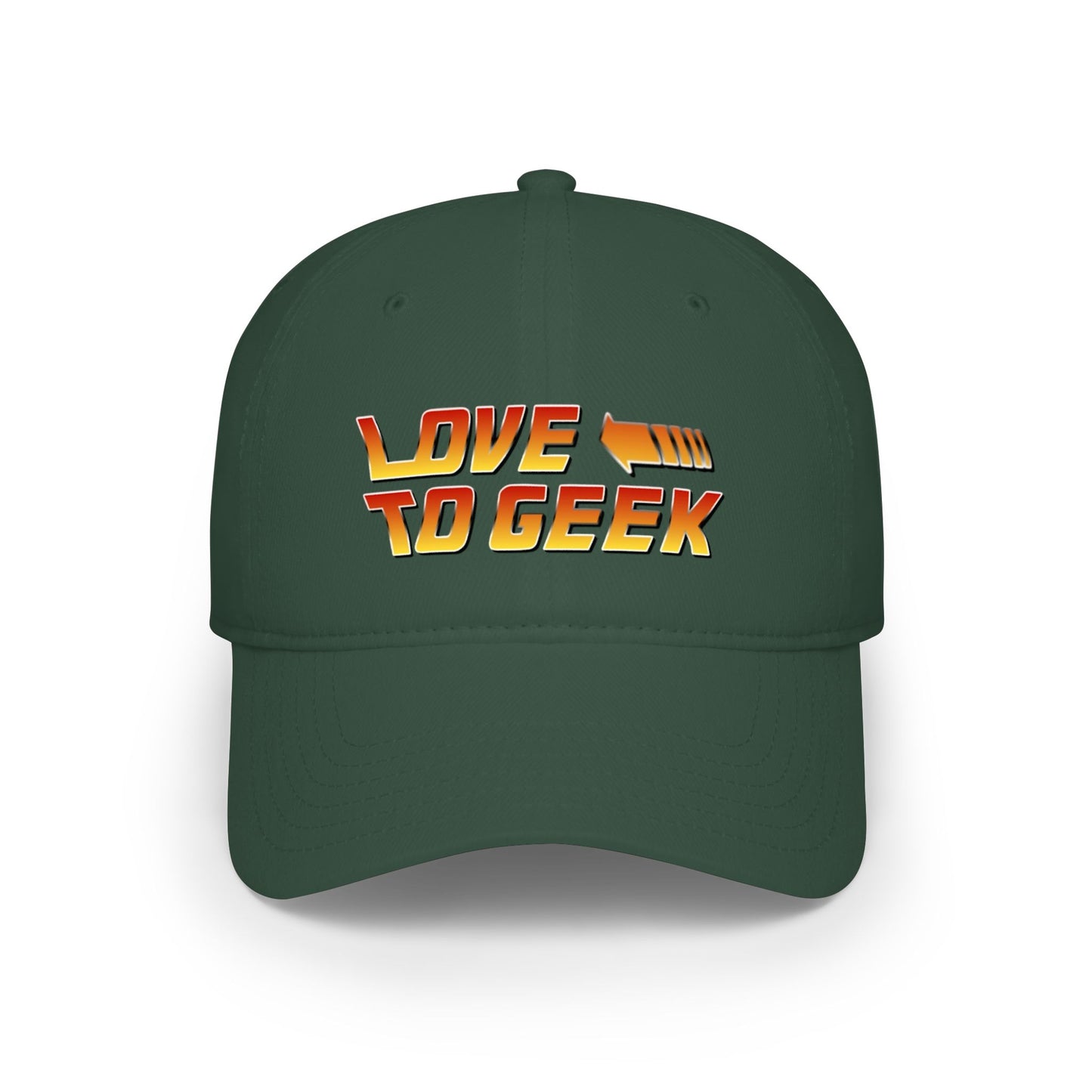 "Love to Geek" Baseball Cap — Retro Gamer Nerd Hat