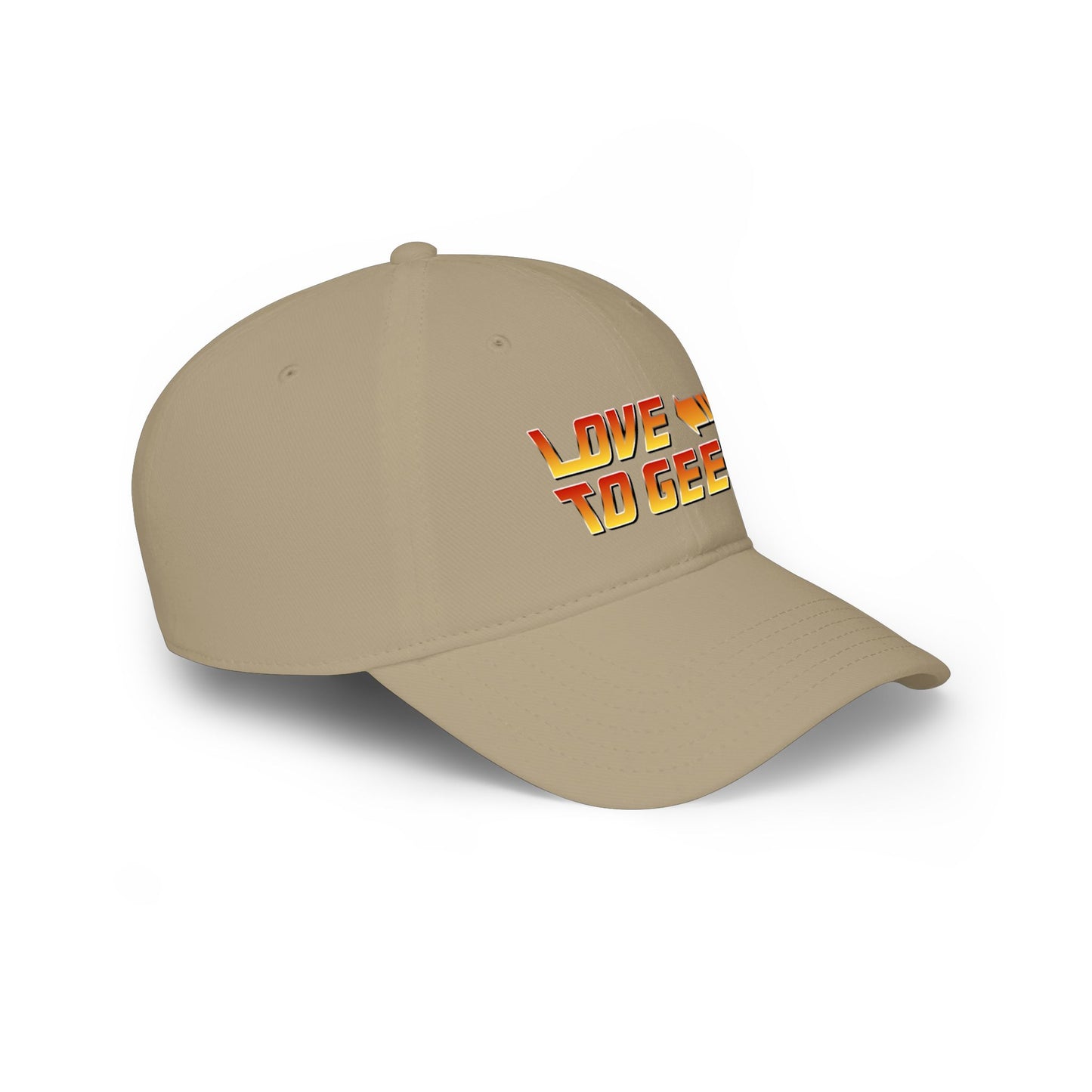 "Love to Geek" Baseball Cap — Retro Gamer Nerd Hat