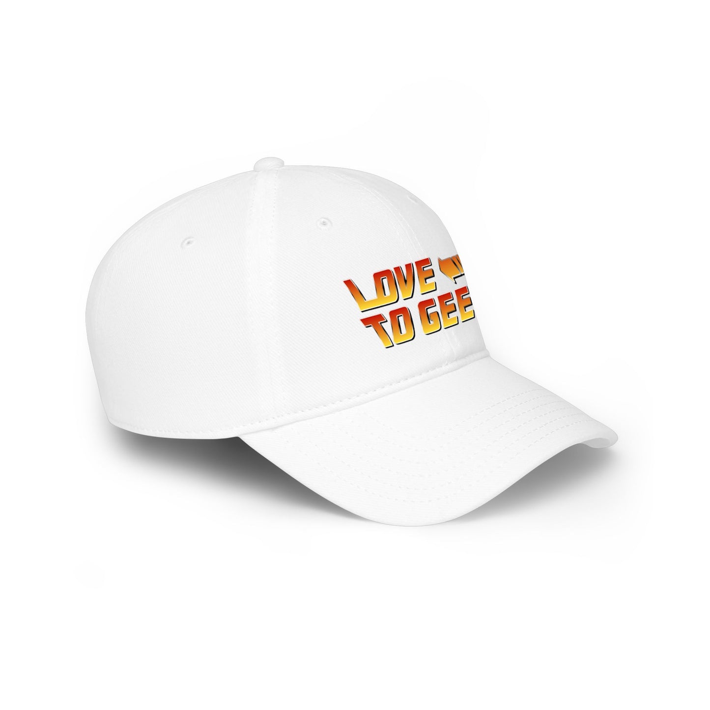 "Love to Geek" Baseball Cap — Retro Gamer Nerd Hat