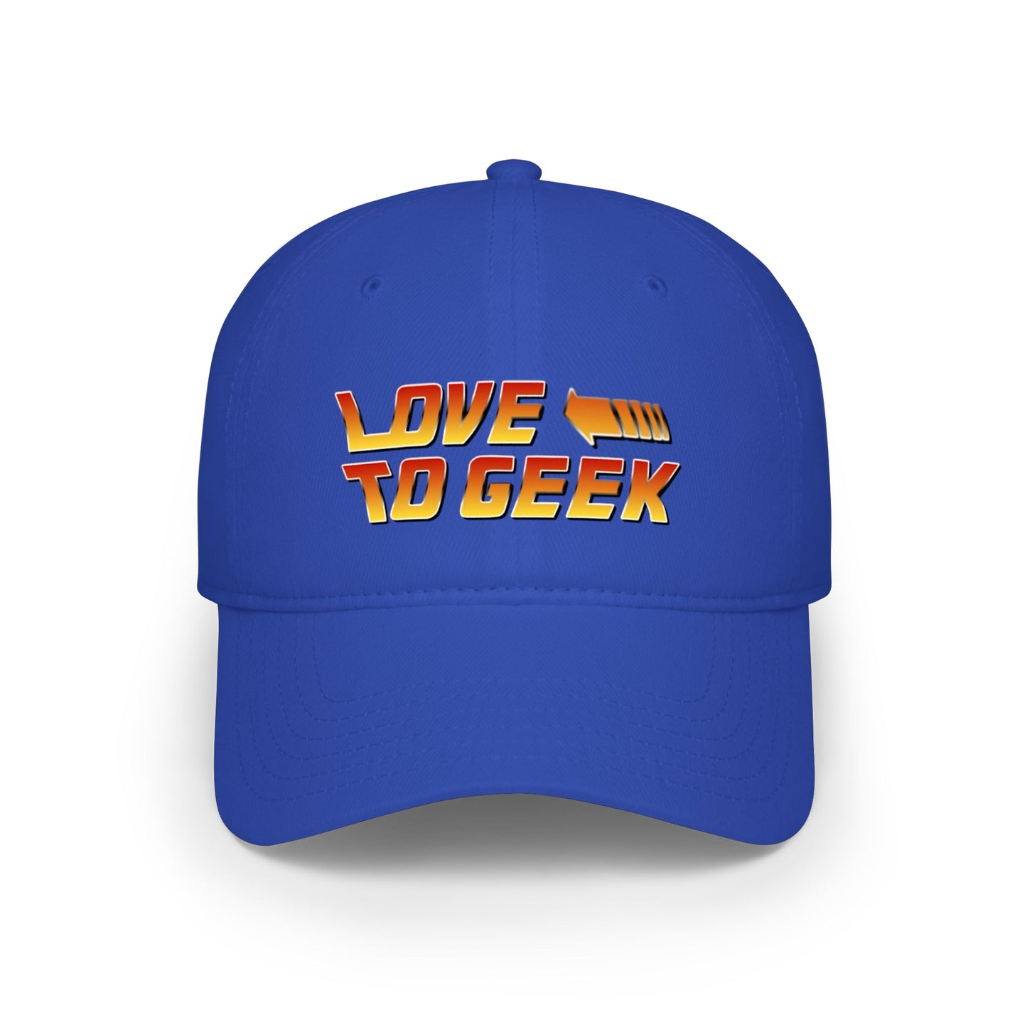 "Love to Geek" Baseball Cap — Retro Gamer Nerd Hat