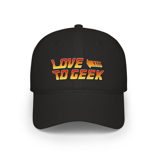 "Love to Geek" Baseball Cap — Retro Gamer Nerd Hat
