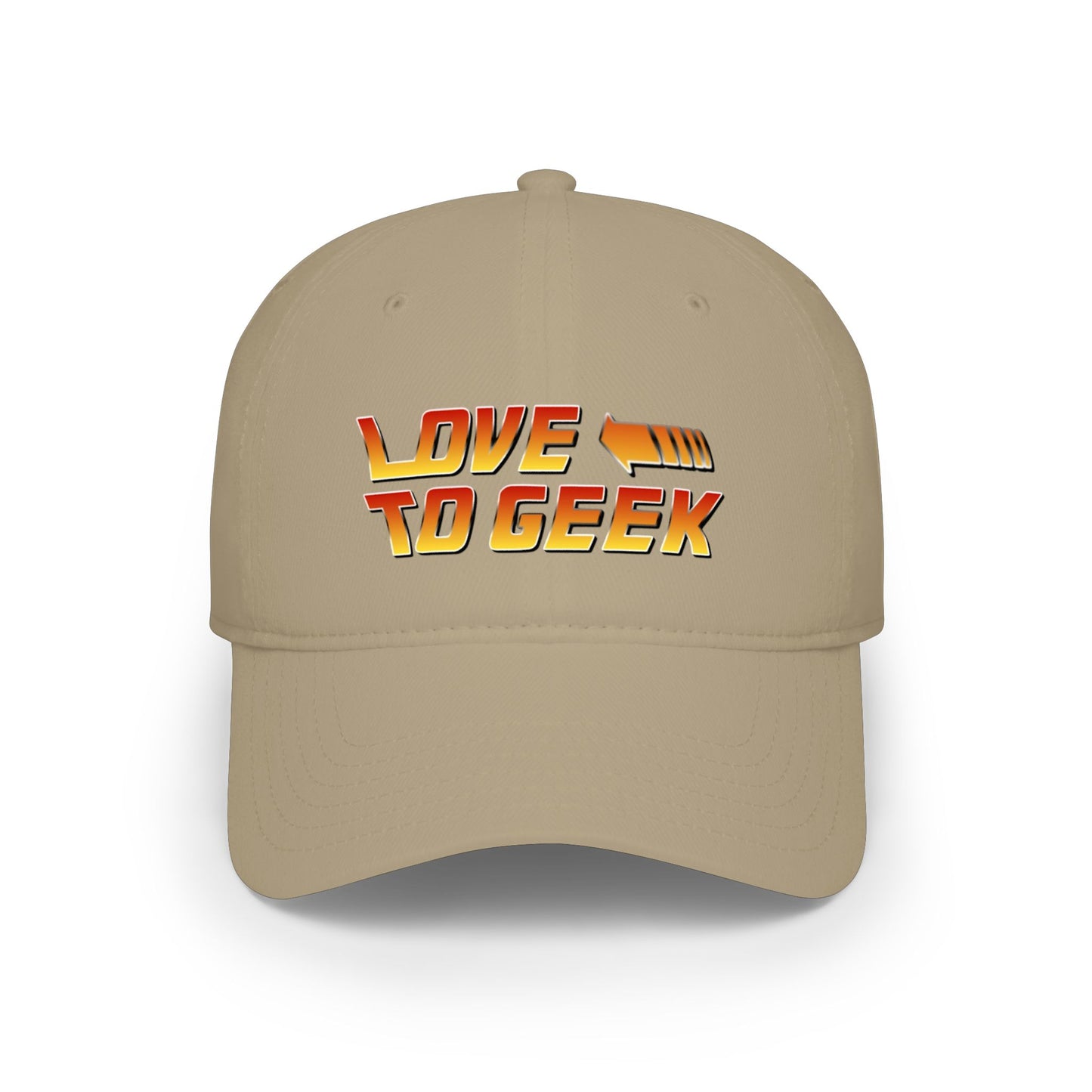 "Love to Geek" Baseball Cap — Retro Gamer Nerd Hat
